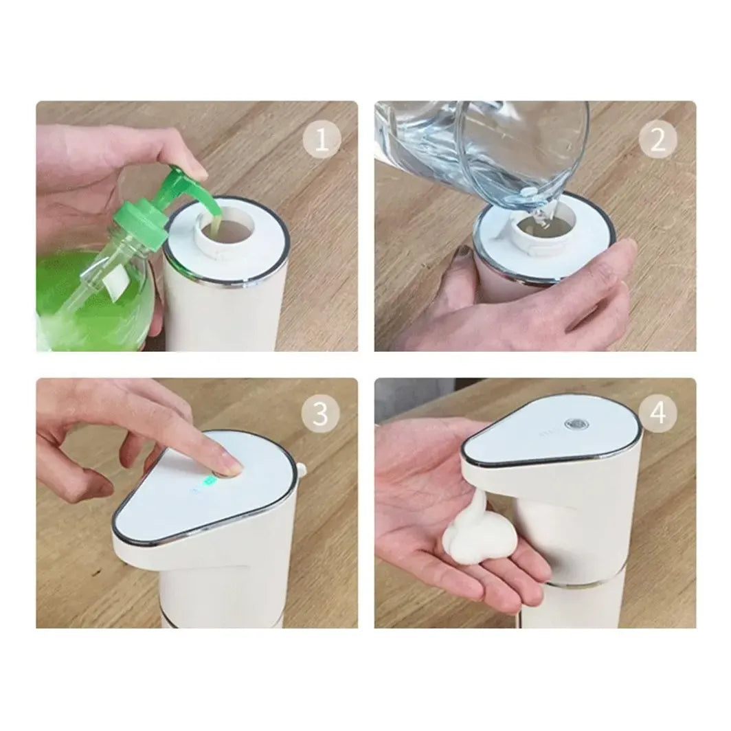 Dispensador Automático de Jabón con Sensor Inteligente – Recargable y sin contacto
